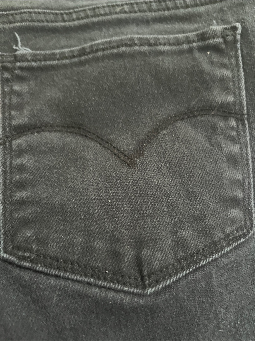 Levi Strauss Dark Wash Straight Leg Jeans - Picture 3 of 4